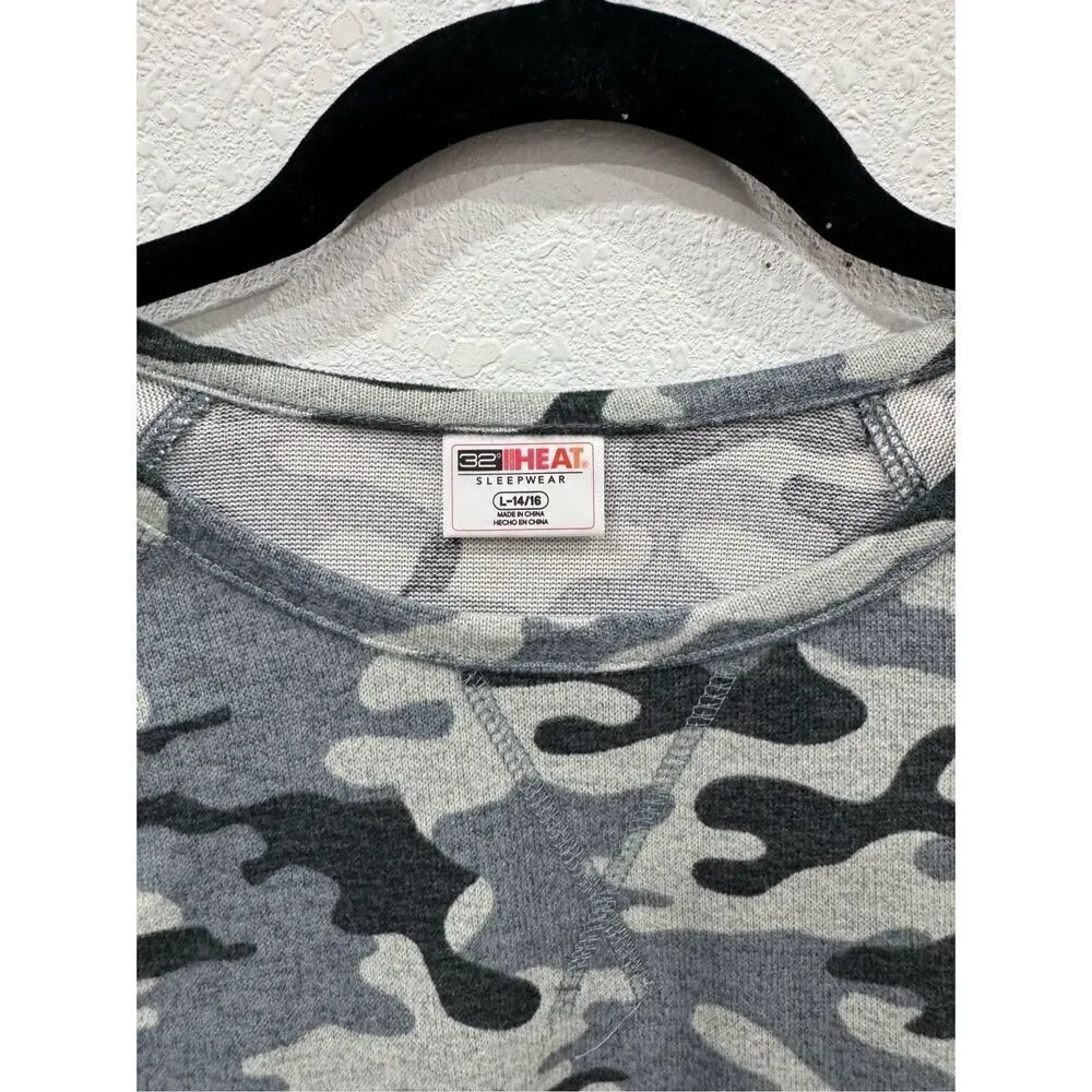 32 degree heat youth pajama for kids size large 14/16‎